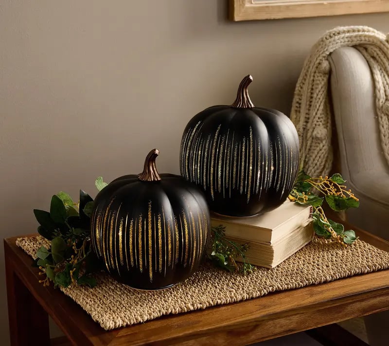 ✨ Illuminated Starry Night Pumpkins by Valerie✨