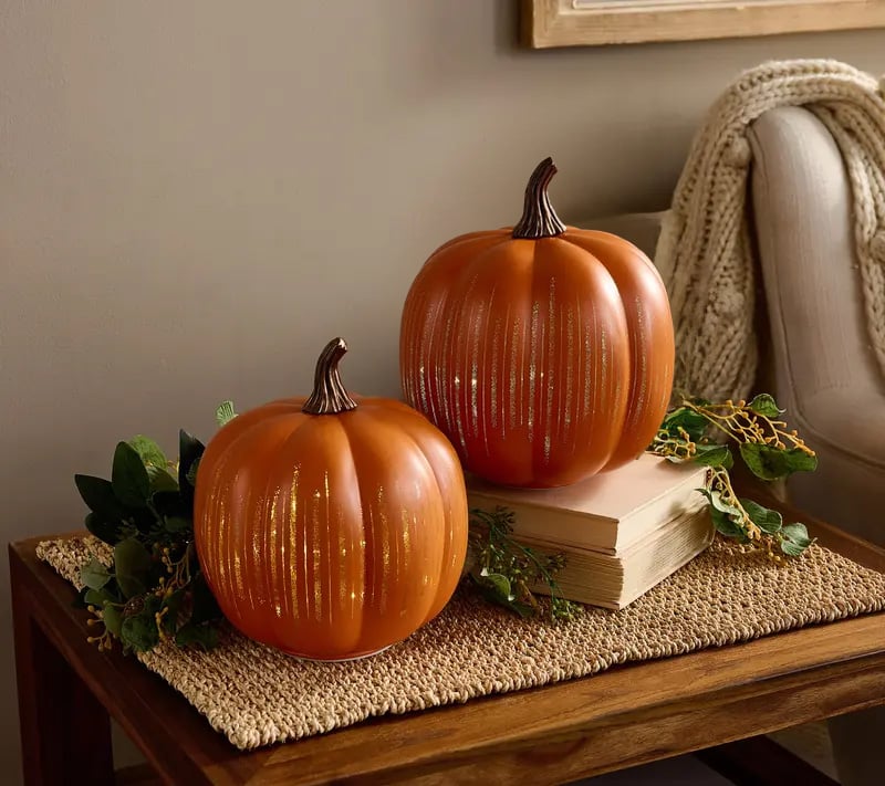 ✨ Illuminated Starry Night Pumpkins by Valerie✨