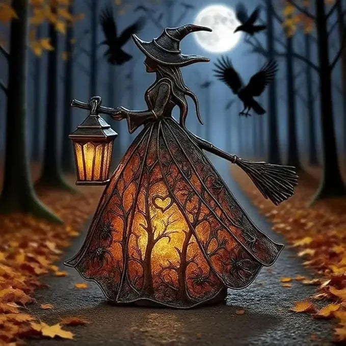 Halloween Witch Lamp
