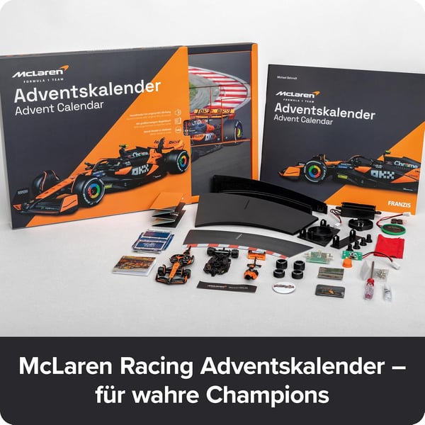 FRANZIS 67391 McLaren Racing Advent Calendar 2025 Model Kit🏎️