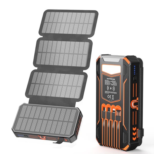 Outdoor Foldable Solar Large Capacity Charger Mobile Power Bank