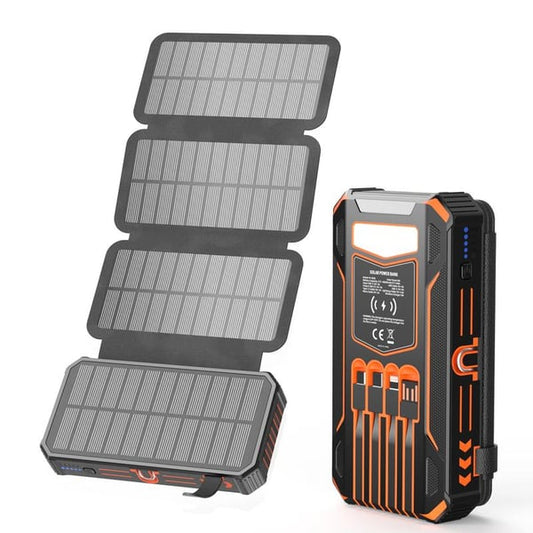 Outdoor Foldable Solar Large Capacity Charger Mobile Power Bank