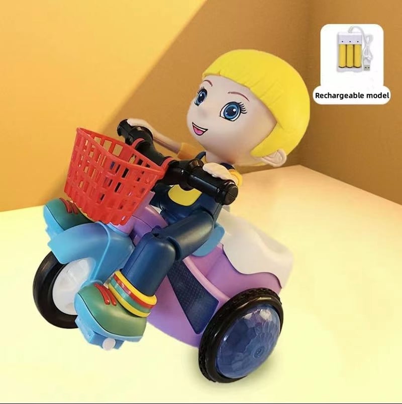 Stunt Spin Dance Tricycle Electric Toy with Sound Music Light Toy