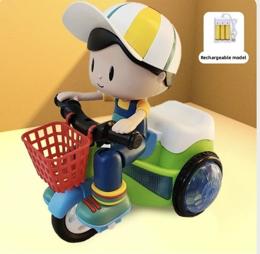 Stunt Spin Dance Tricycle Electric Toy with Sound Music Light Toy
