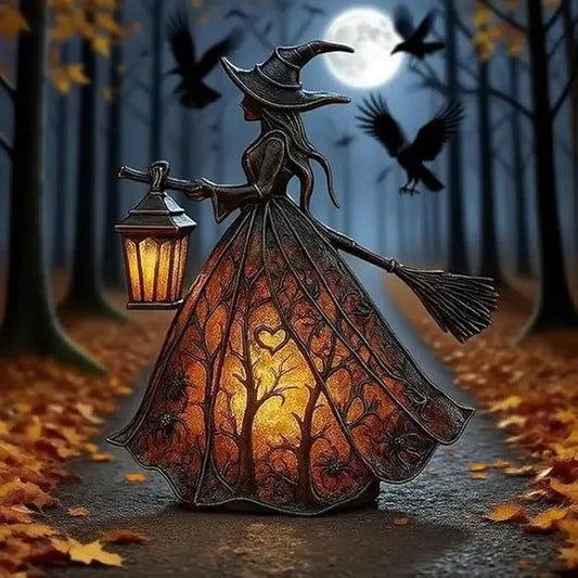 Halloween Witch Lamp
