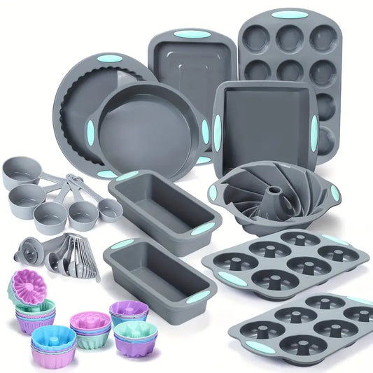 50pcs/45pcs Silicone Bakeware Set